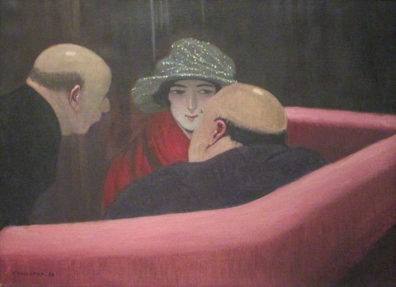 Felix Vallotton - Chaste Suzanne (La Chaste Suzanne, oil on canvas, 1922)